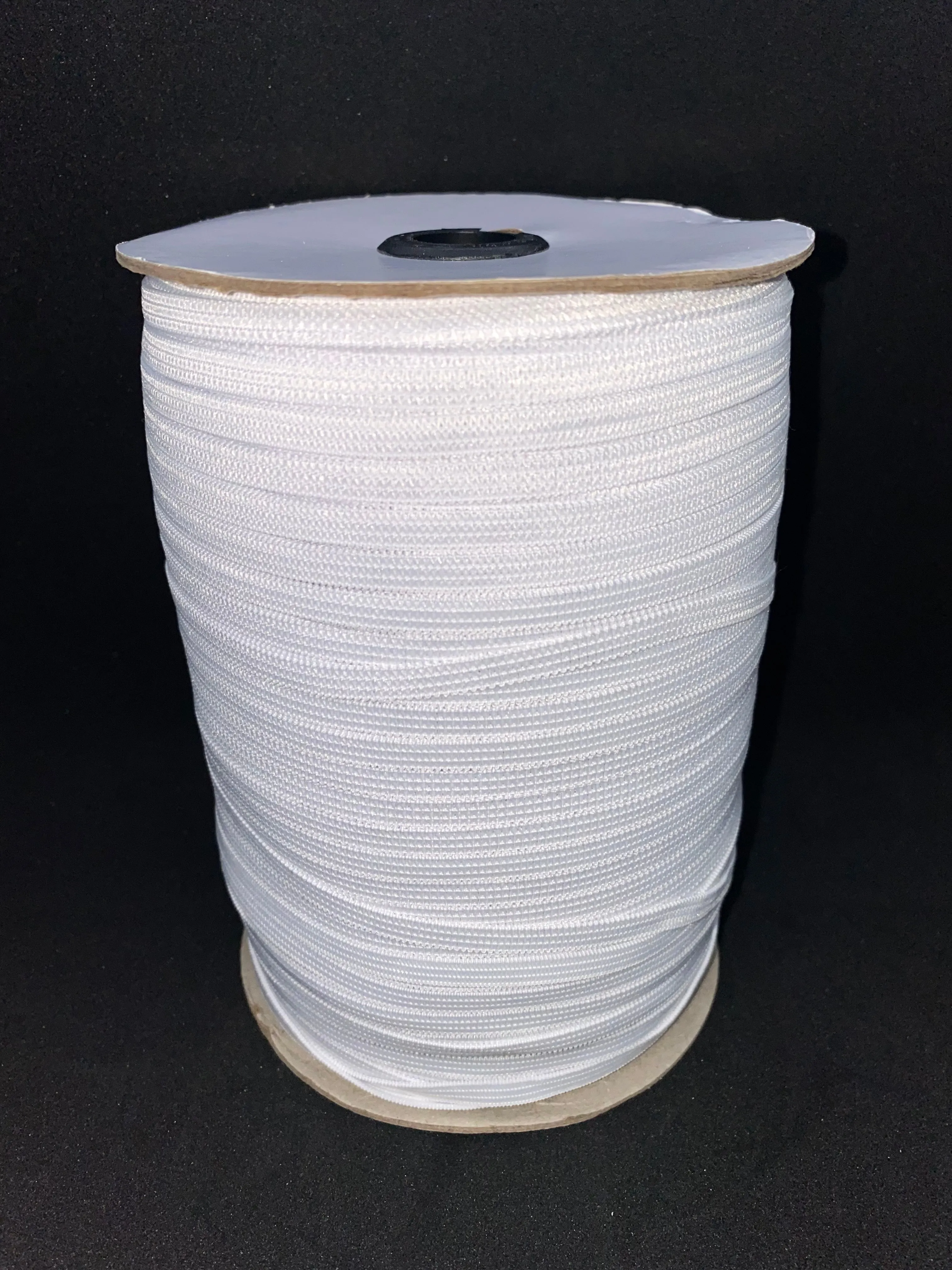 1/4" White Knitted Elastic