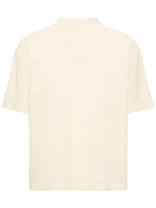 After Pray   Lope knitted panel polo 