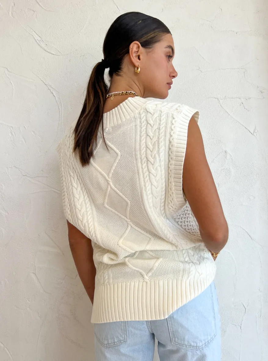 Anna Quan Carmen Vest in Silence