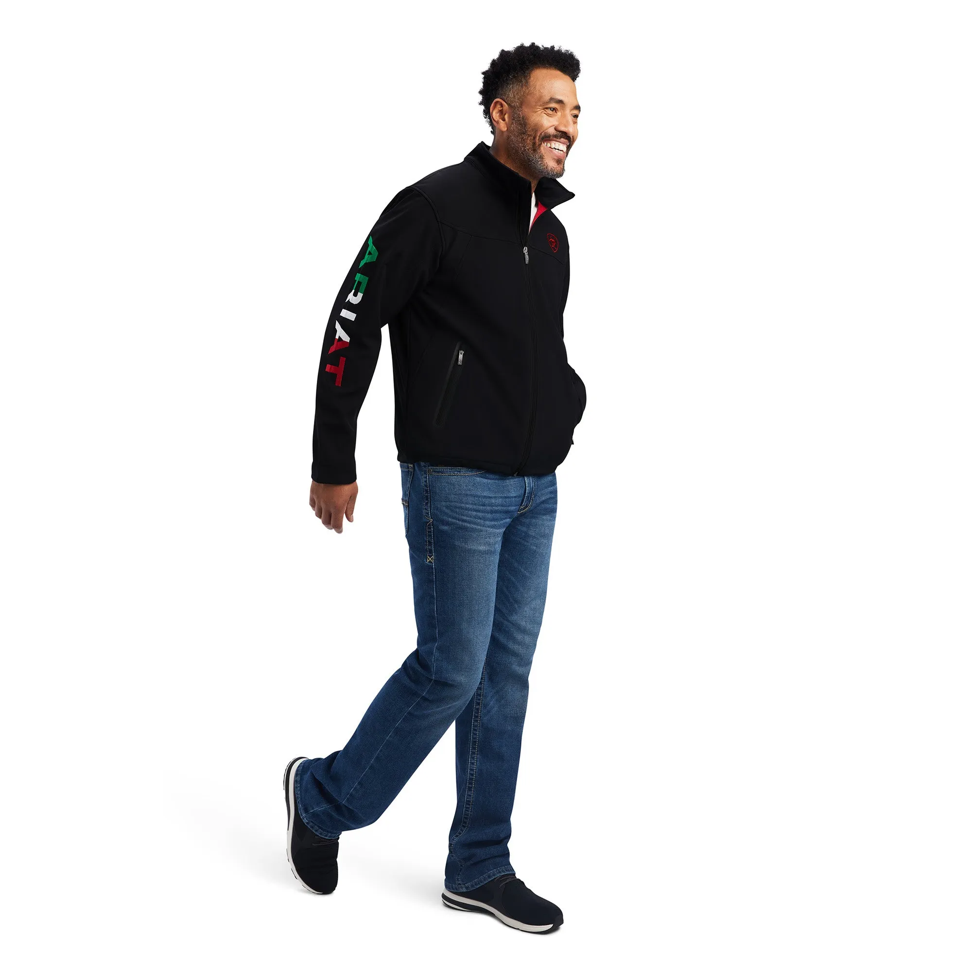 Ariat Men New Mexico Team Softshell Brand Jacket 10043055