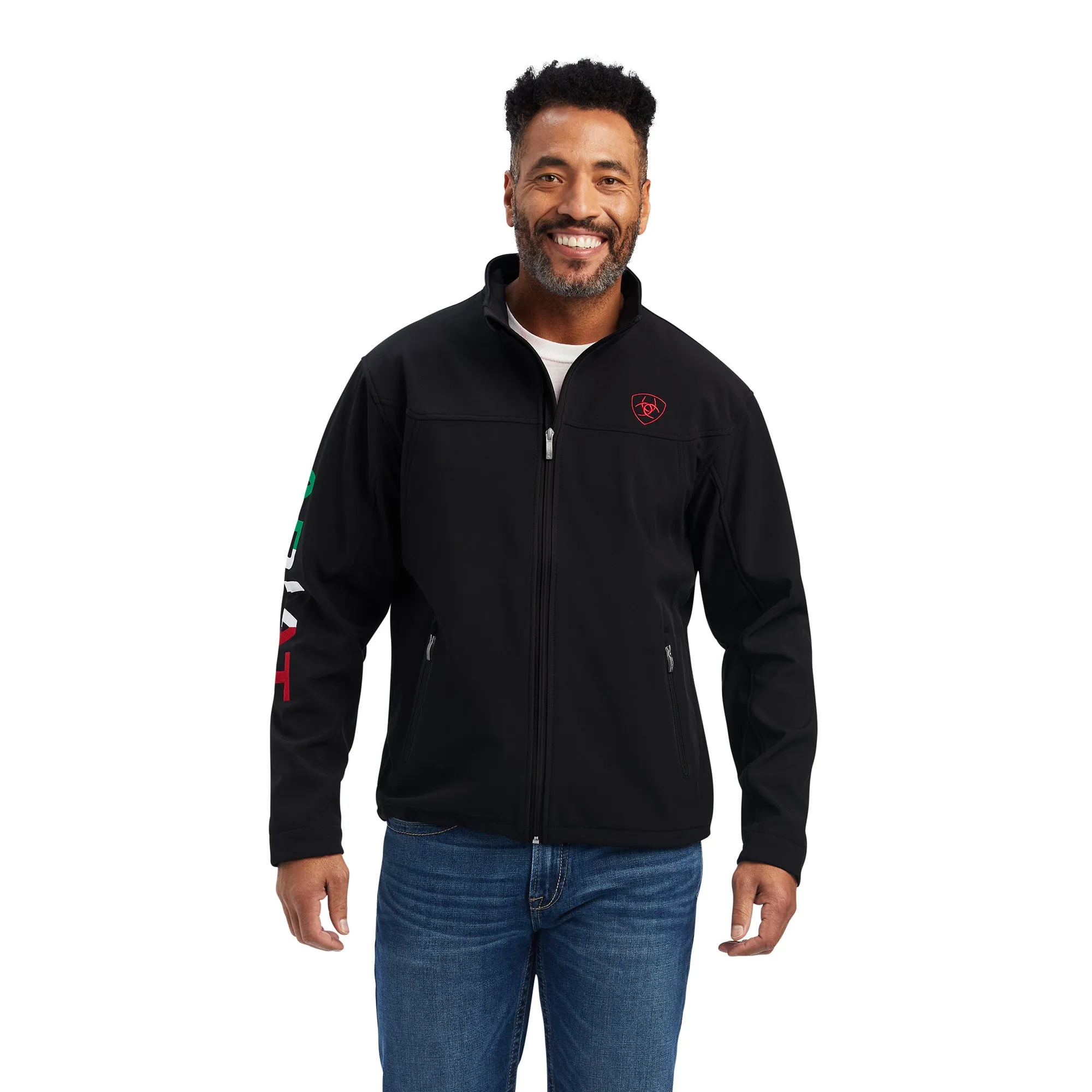 Ariat Men New Mexico Team Softshell Brand Jacket 10043055