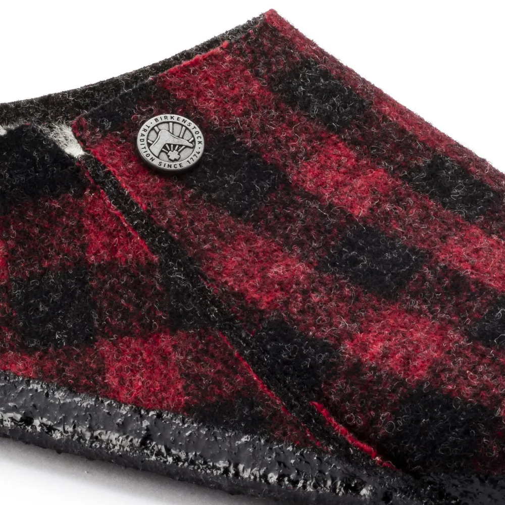Birkenstock Zermatt Shearling - 1017542 - Plaid Red
