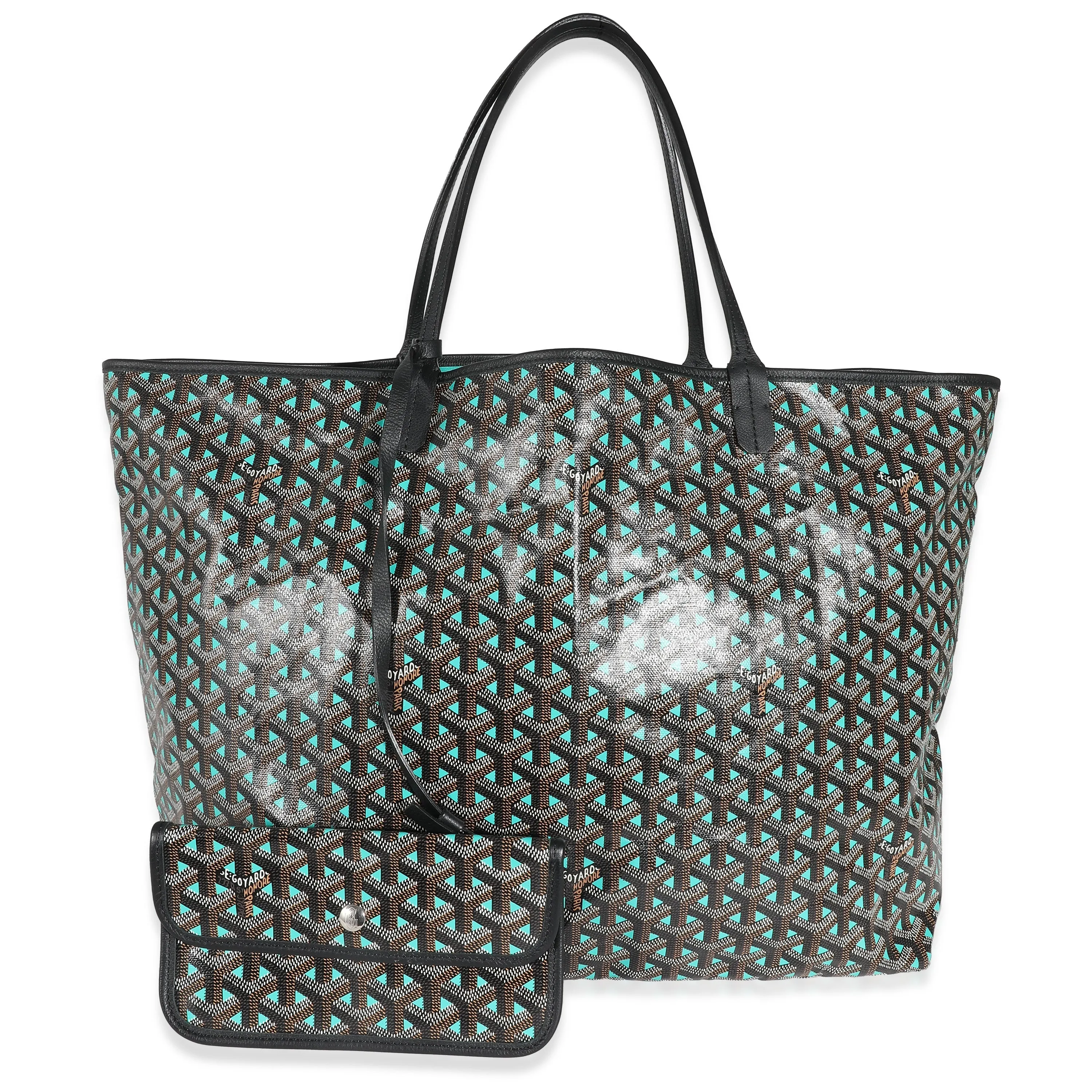 Black Opaline Goyardine Canvas Claire Voie Saint Louis GM