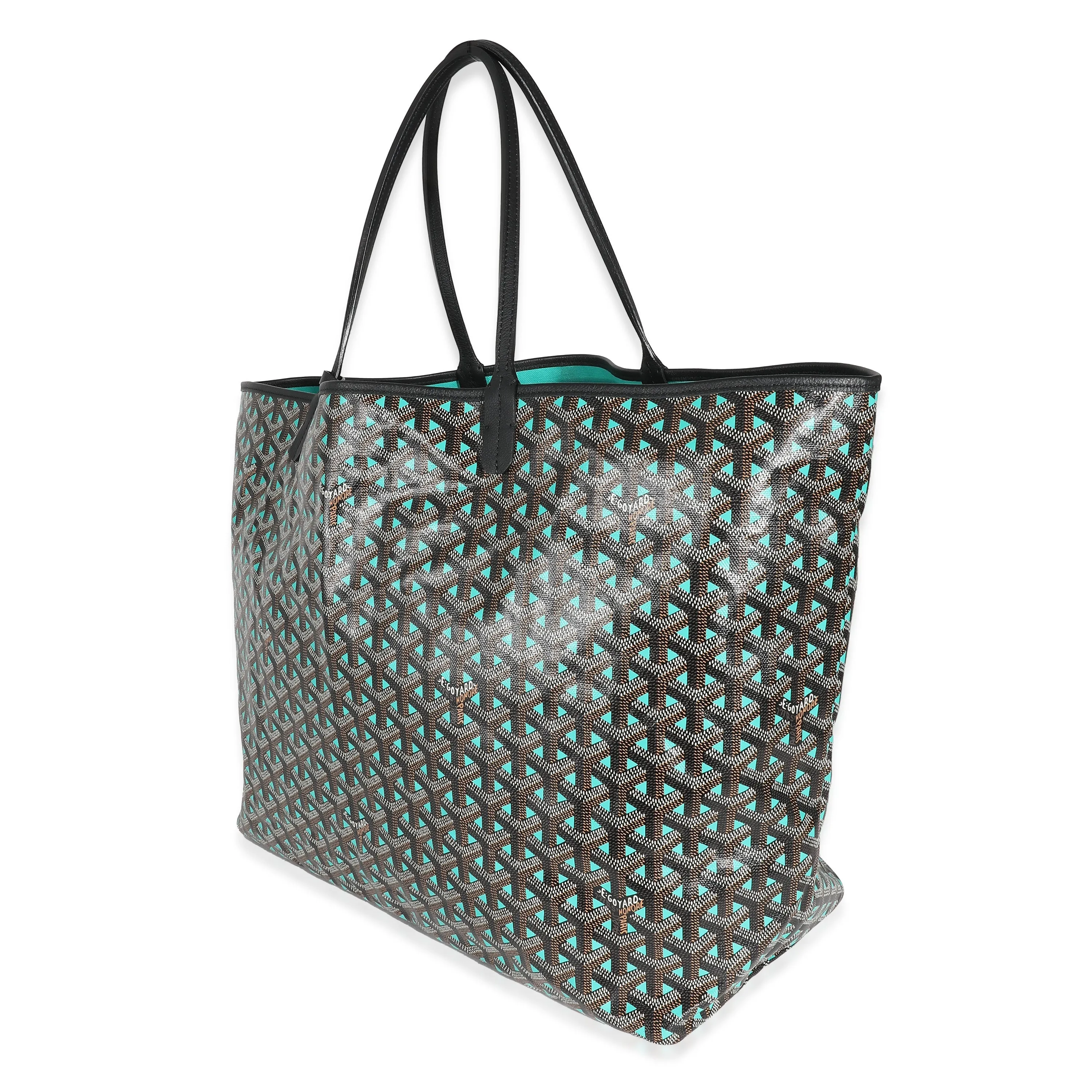 Black Opaline Goyardine Canvas Claire Voie Saint Louis GM