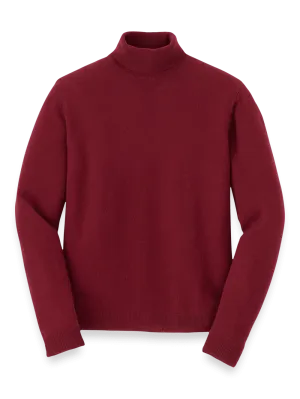 Cashmere Turtleneck Sweater - Burgundy