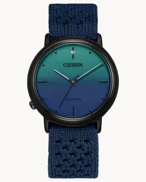 Citizen Ecosphere Blue Dial Strap Watch EM1005-00L