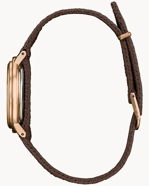 Citizen Ecosphere Brown Dial Eco-Pet Substainable Nylon Strap Watch EM1003-05X