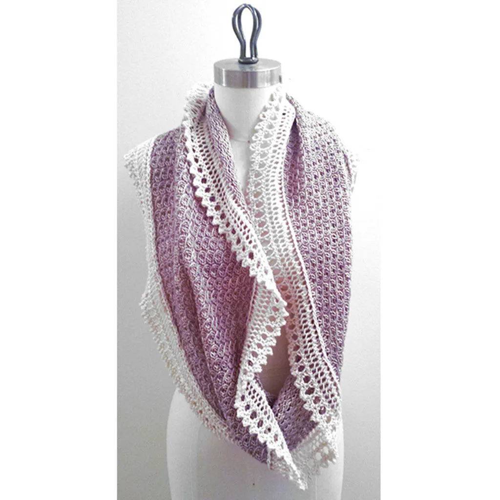cosmopolitan frill cowl {knitting pattern}