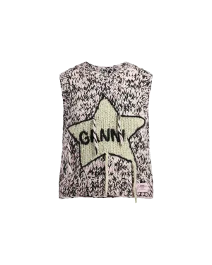 Graphic Handknit Vest