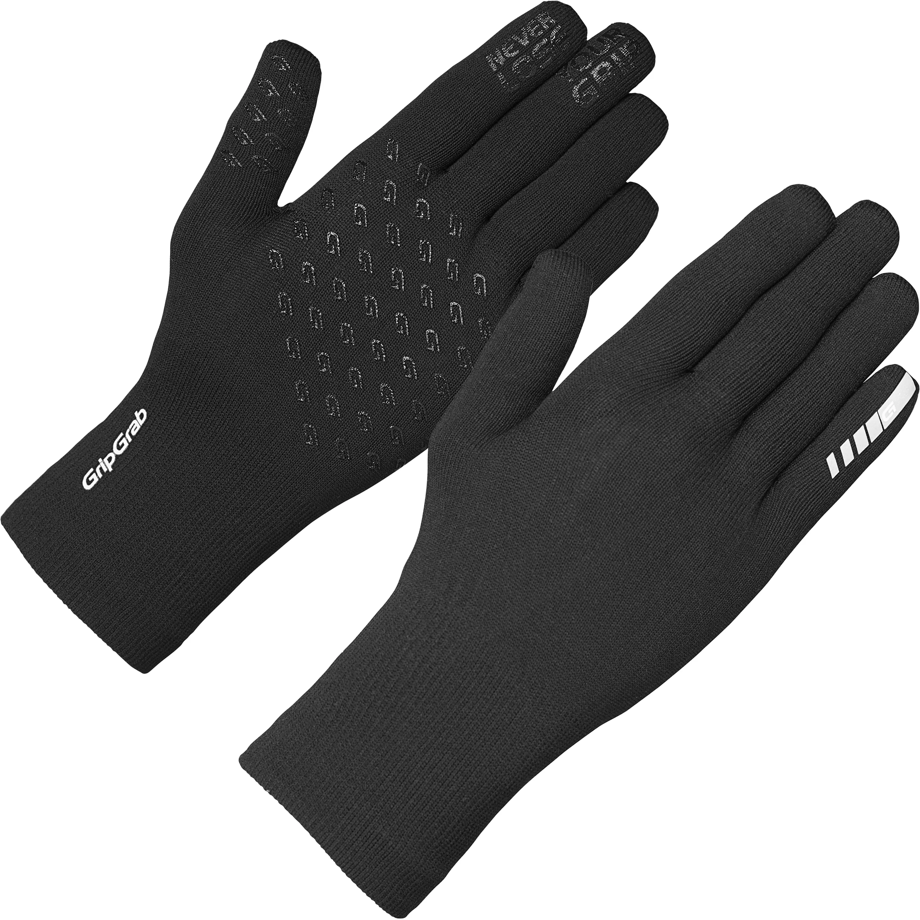 Gripgrab Waterproof Knitted Thermal Glove Black | Buy Gripgrab Waterproof Knitted Thermal Glove Black here | Outnorth
