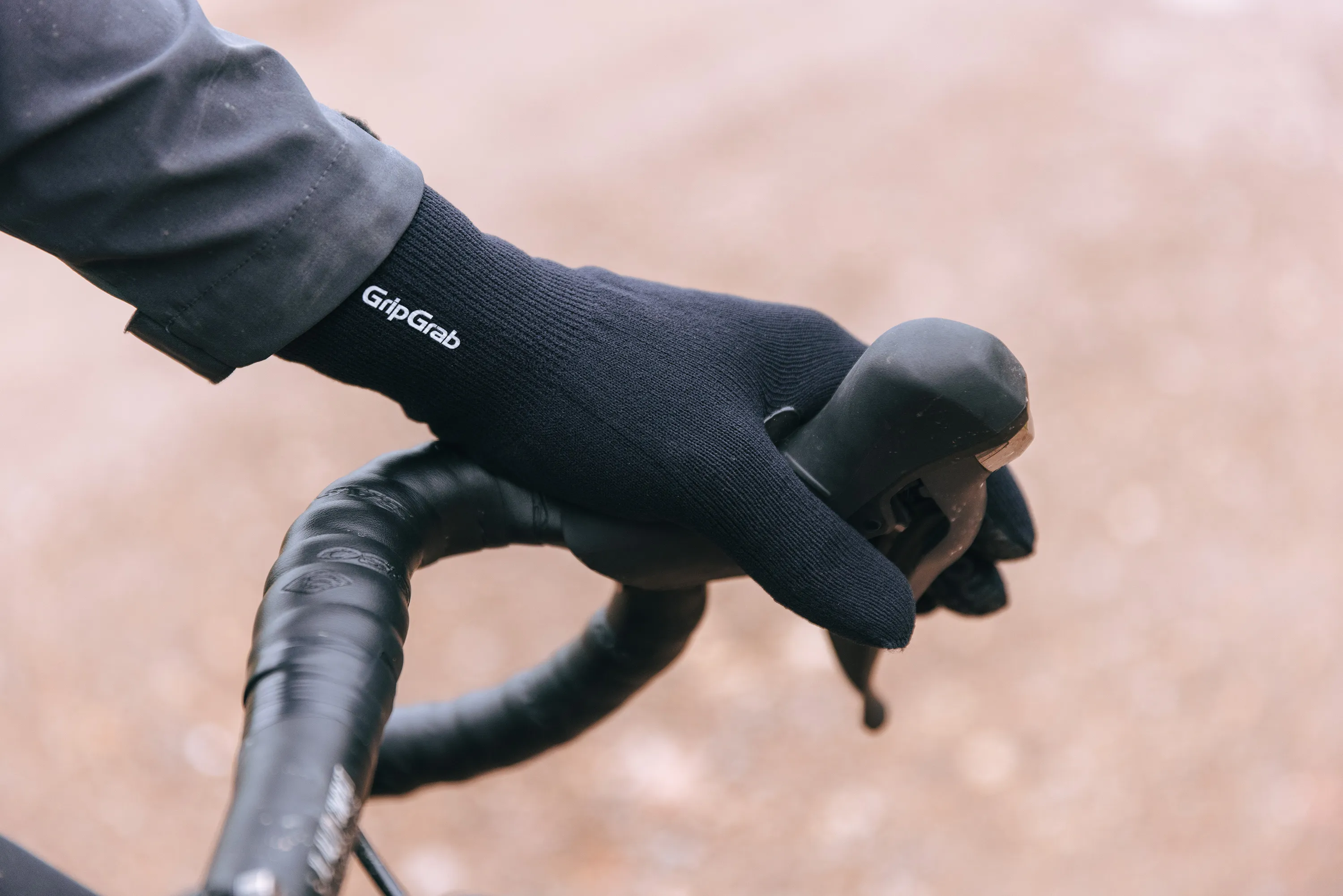 Gripgrab Waterproof Knitted Thermal Glove Black | Buy Gripgrab Waterproof Knitted Thermal Glove Black here | Outnorth