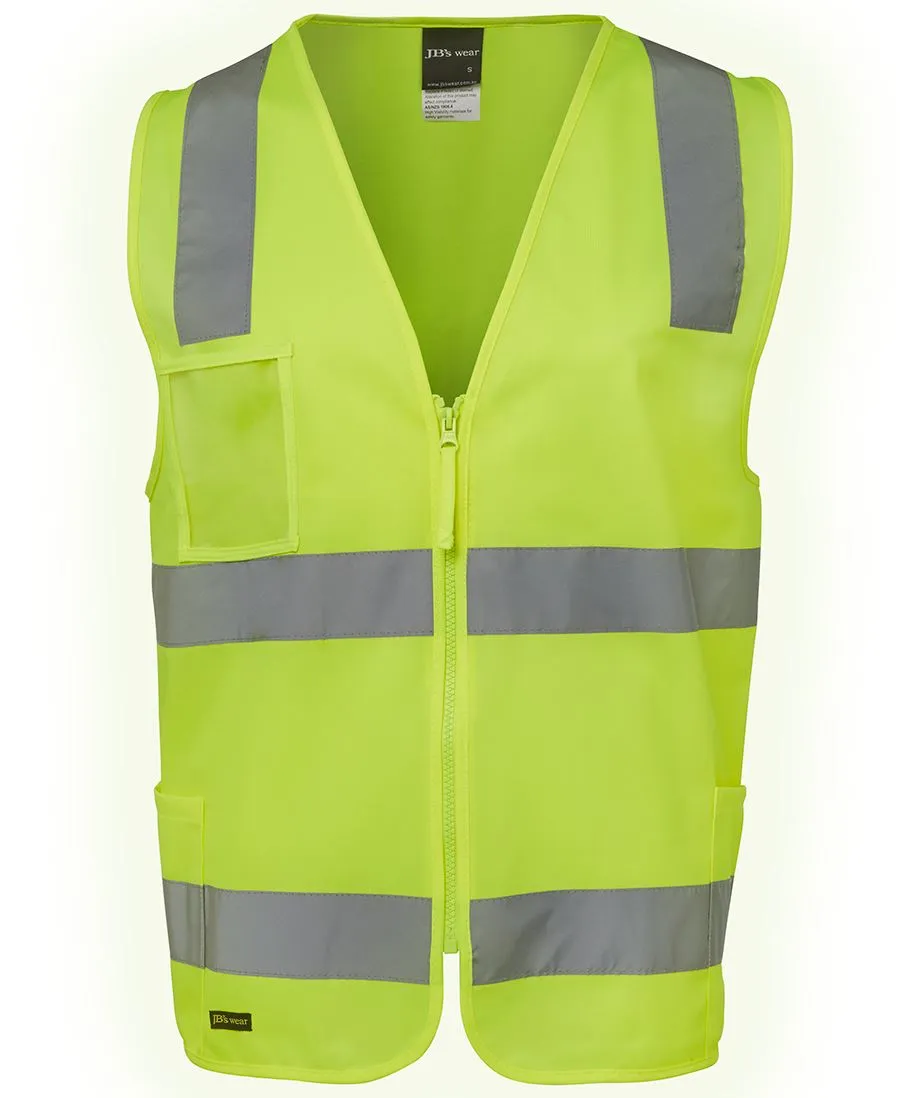 JB's Hi Vis (Day Night) Zip Safety Vest