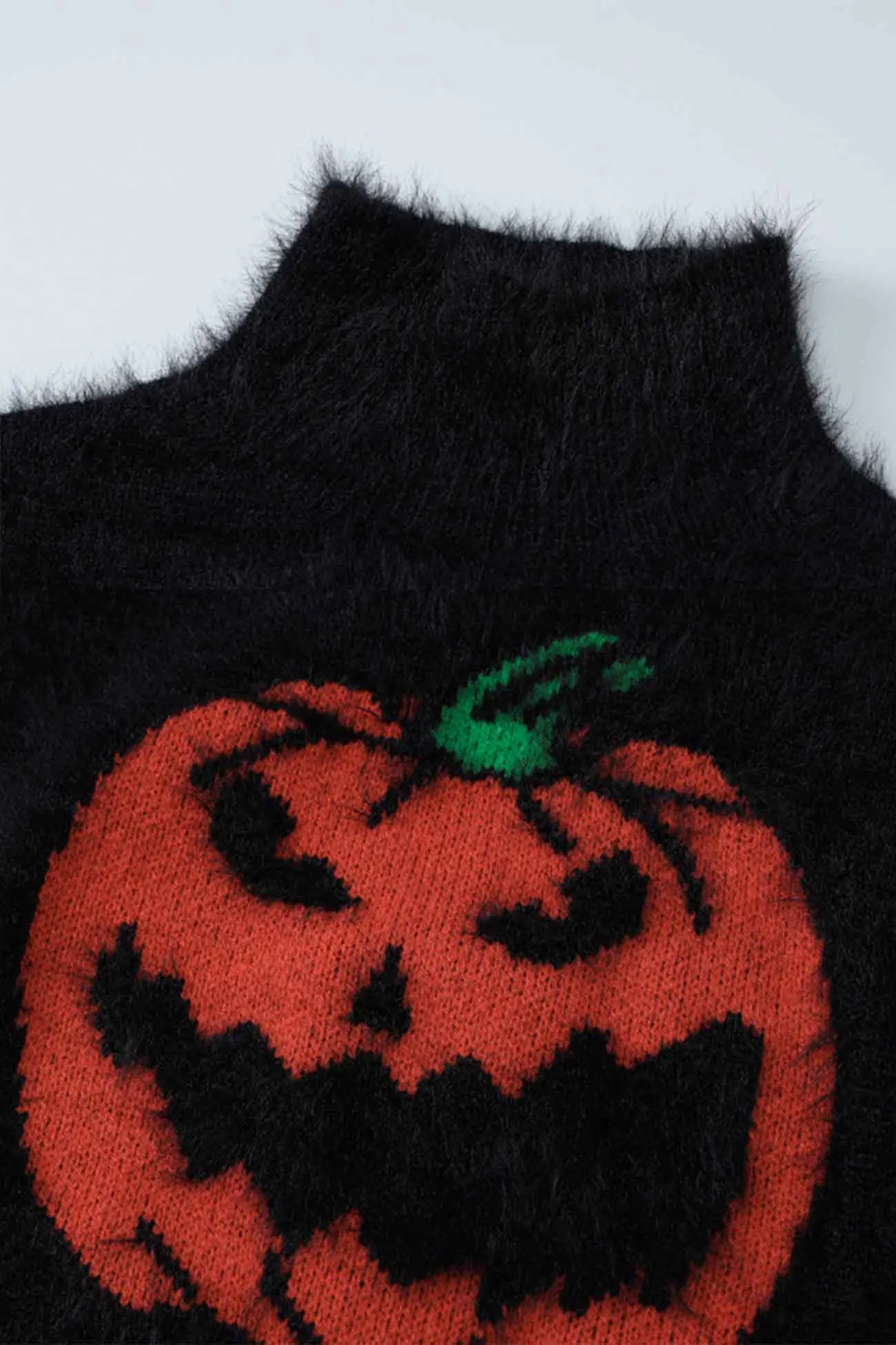 Joskaa Pumpkin Half Turtleneck Long Sleeve Sweater
