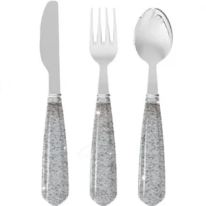 (KS101531) Glitter Cutlery - Sparkling blue