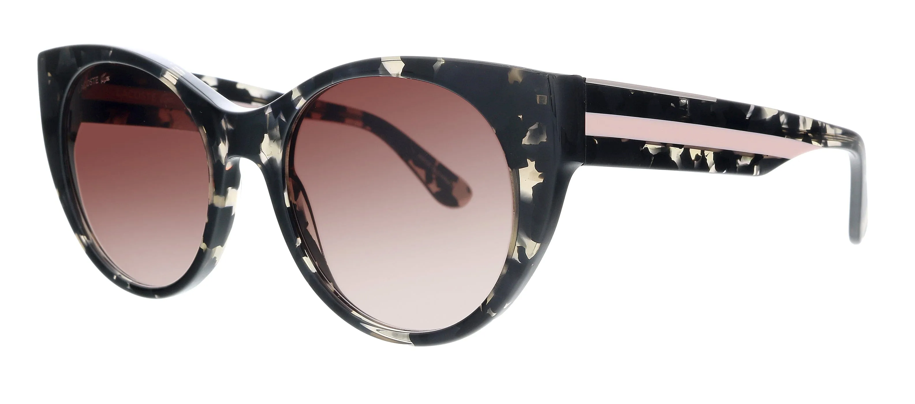 Lacoste L913S 41562 Grey Havana Rounded Cateye Sunglasses
