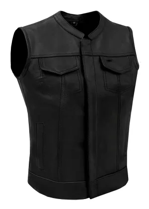 Ladies Motorcycle Leather CLUB VEST Butter Soft Thick Leather Ladies Motorcycle Leather CLUB VEST Butter Soft Thick Leather