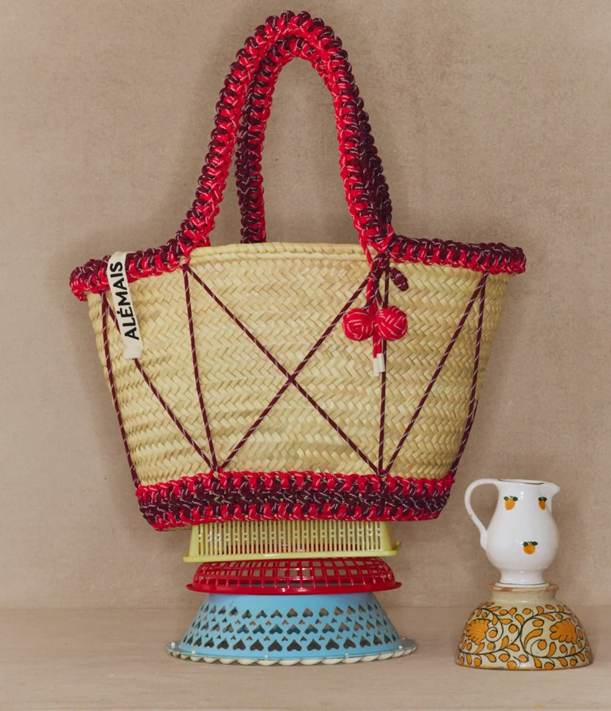Lalo Macrame Cord Maxi Basket