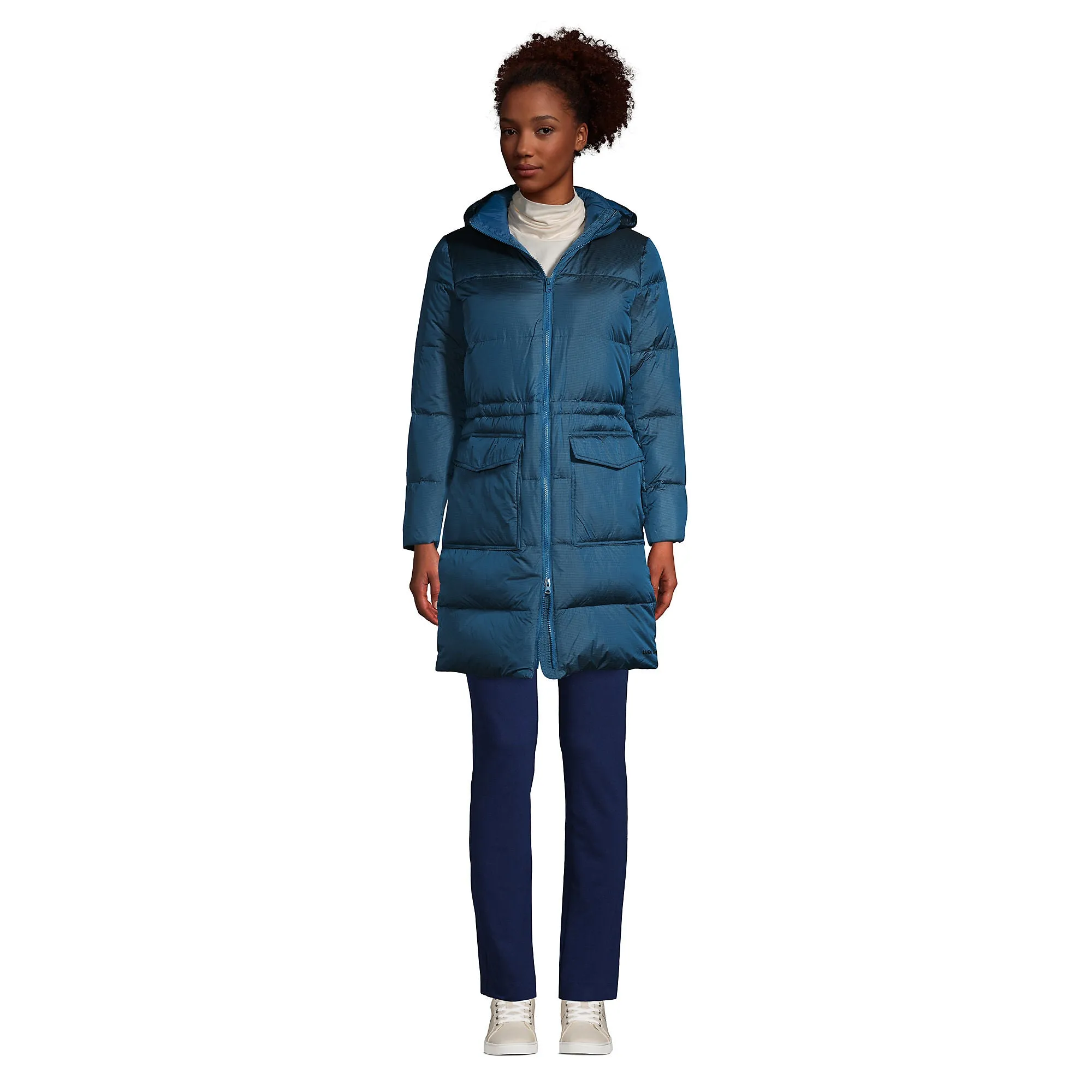 Lands' End Women's Down Wide Channel Coat