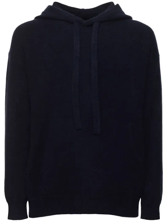 Laneus   Knitted cashmere blend hoodie 
