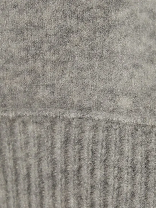 Laneus   Knitted cashmere blend hoodie 