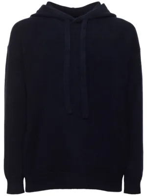 Laneus   Knitted cashmere blend hoodie 
