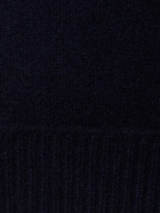Laneus   Knitted cashmere blend hoodie 