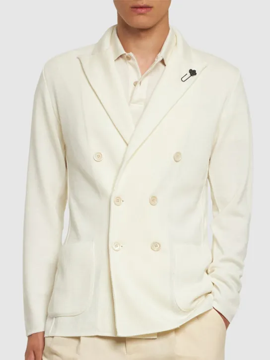 Lardini   Wool knitted blazer 