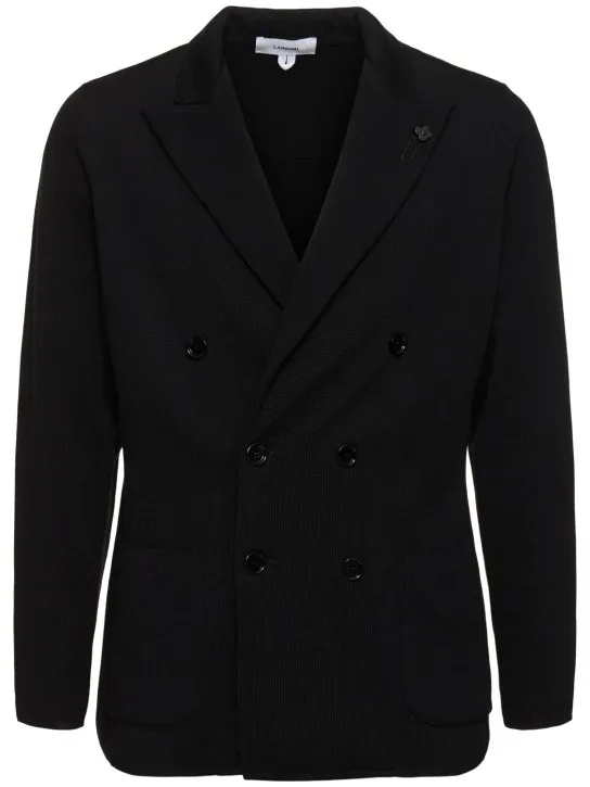 Lardini   Wool knitted blazer 