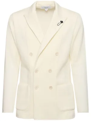 Lardini   Wool knitted blazer 