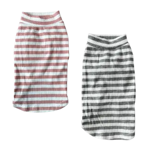 Luna Striped Mock Turtleneck
