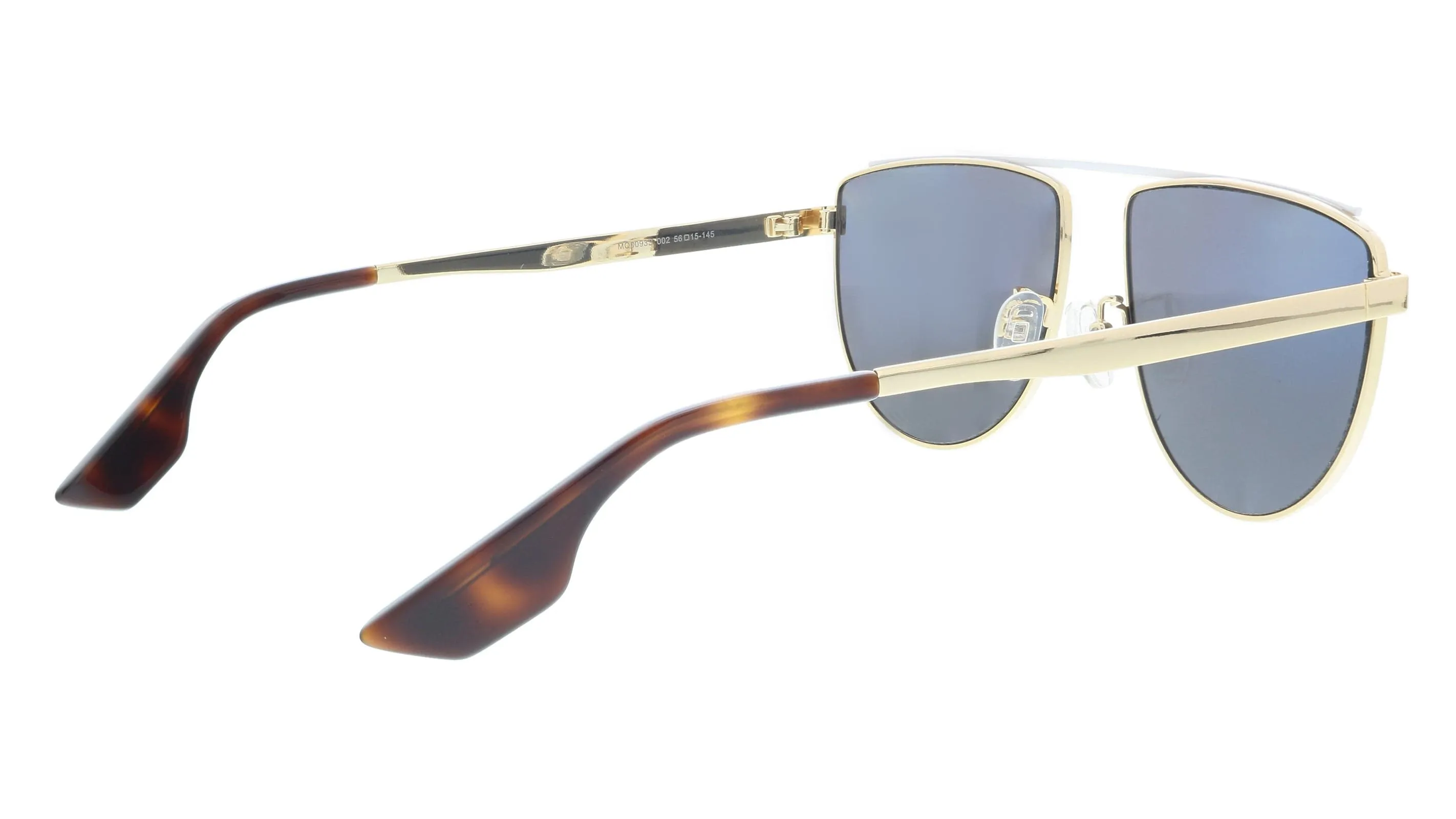 McQ MQ0093S-002 Gold Aviator Sunglasses