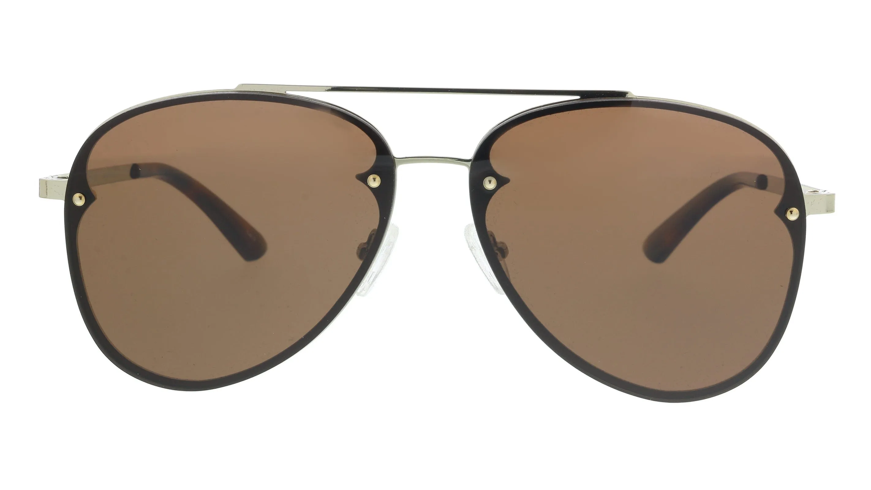 McQ MQ0136S-002 Havana Aviator Sunglasses