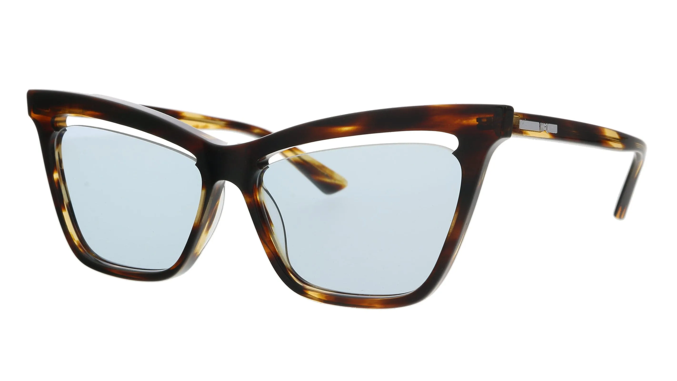 McQ MQ0156S-004 Havana Cateye Sunglasses