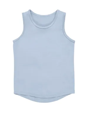 Merino Tank, Dusty Blue