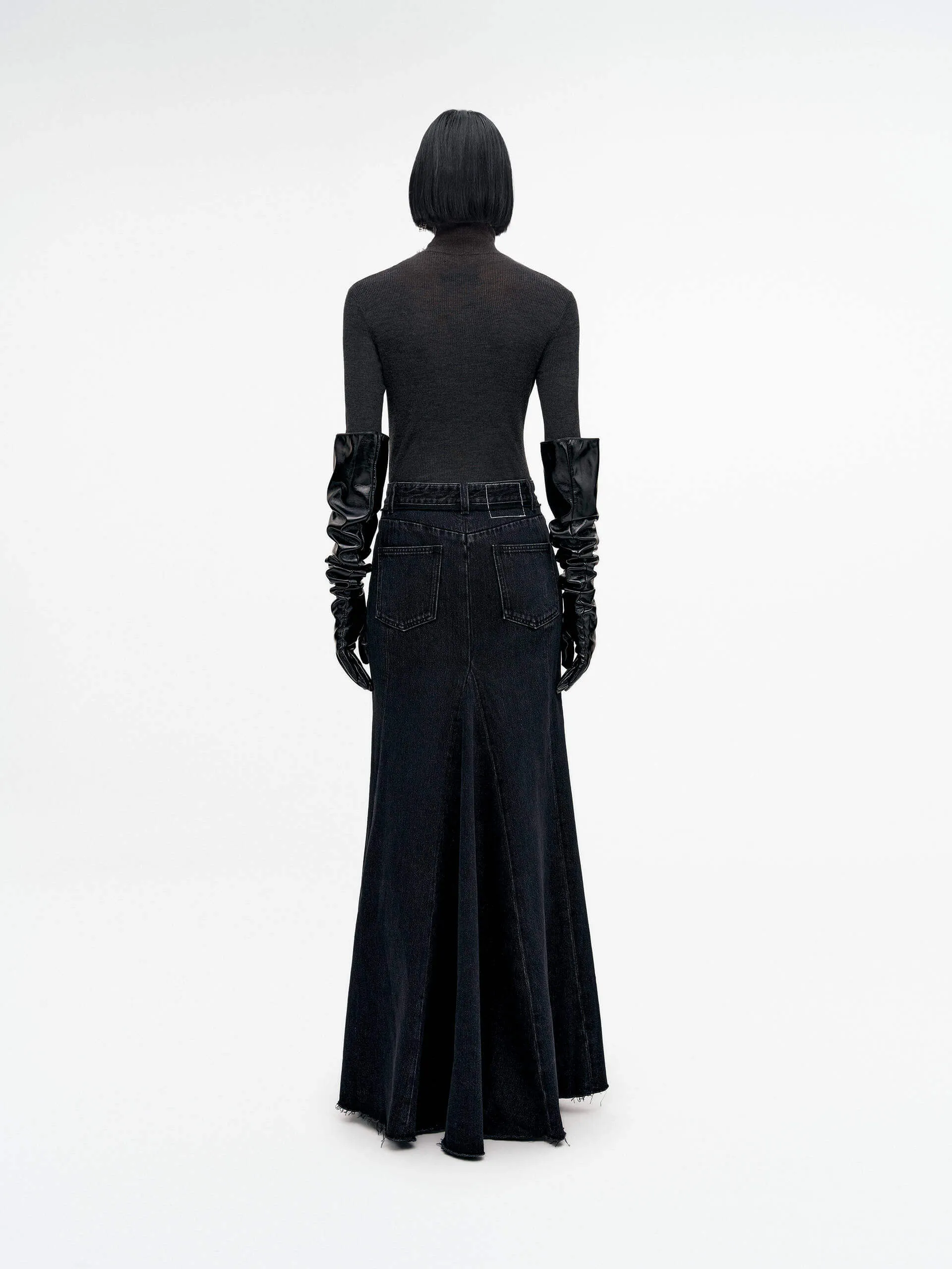 Merino Wool Turtleneck Top