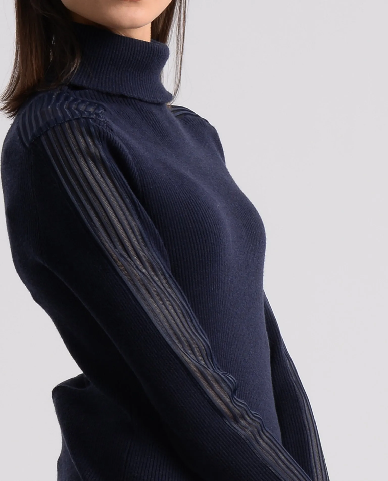 Molly Bracken Navy Blue Knitted Sweater