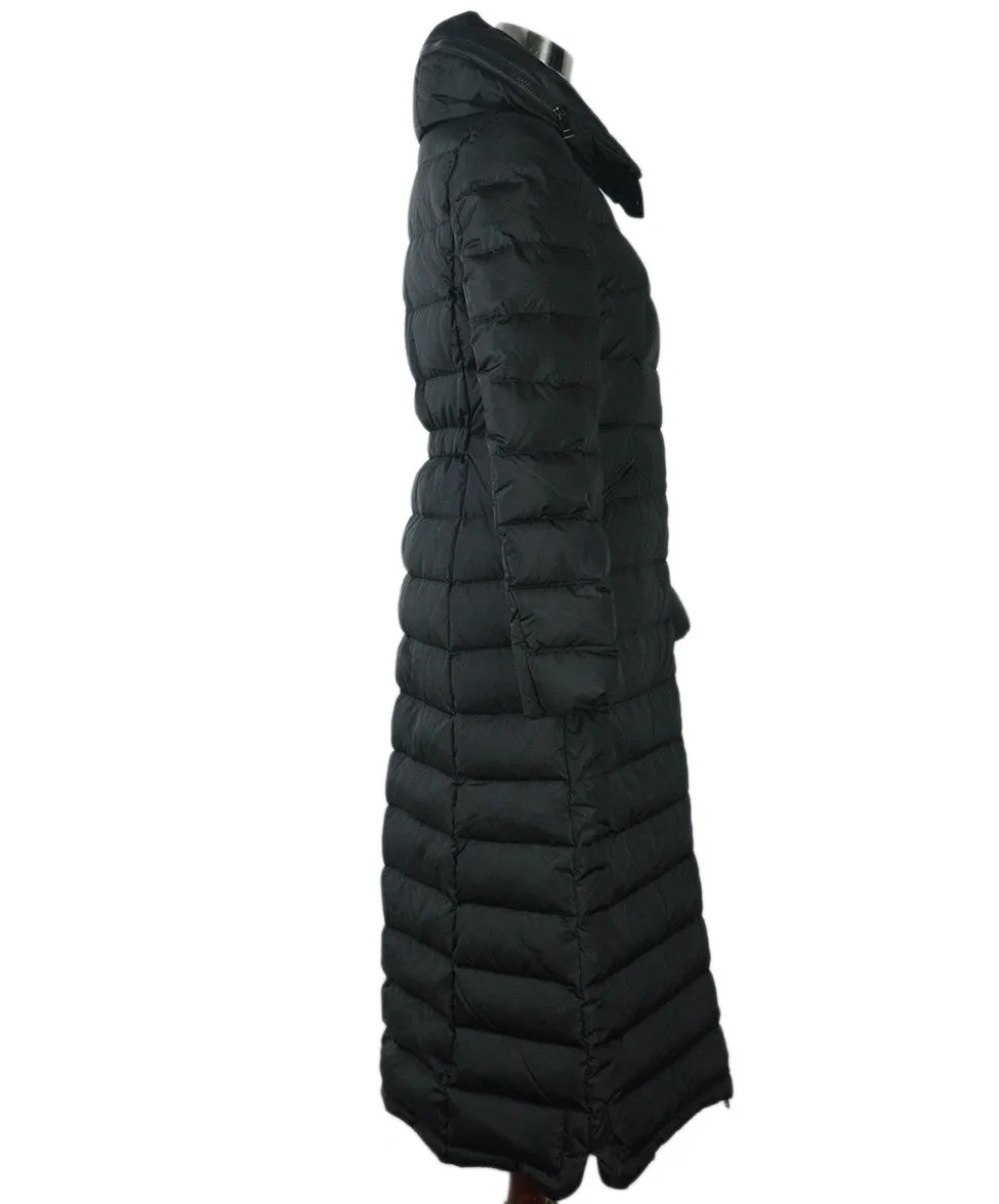 Moncler Black Long Coat sz 4