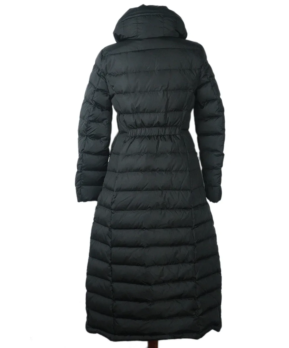 Moncler Black Long Coat sz 4