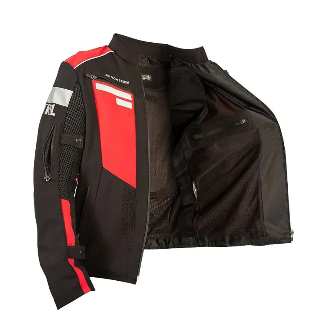 Motorcycle Jacket for Men - Adventure and Touring Motorbike Biker Riding Jacket