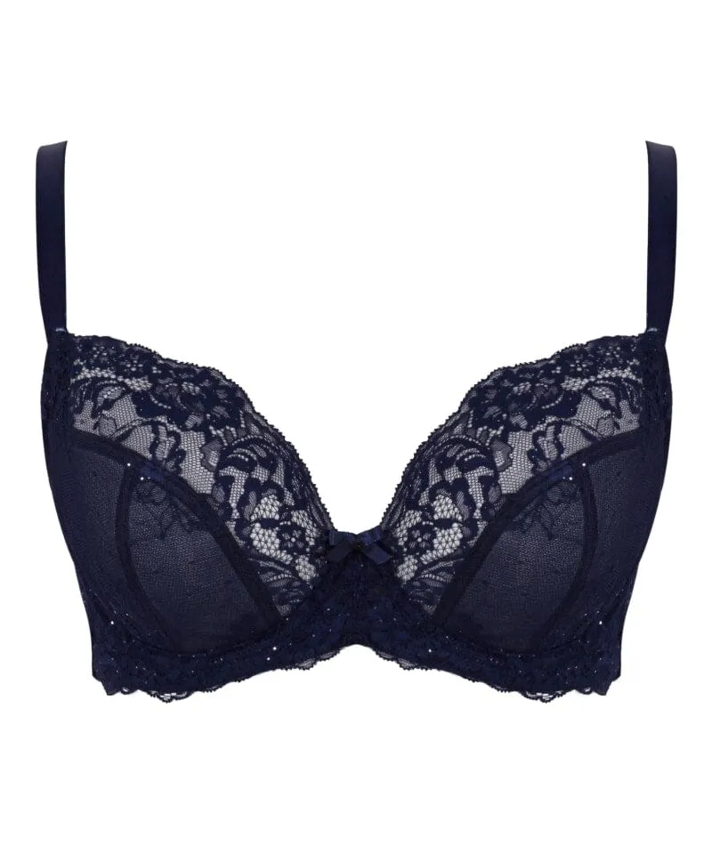 Panache Ana Underwired Plunge Bra - Midnight Sequin