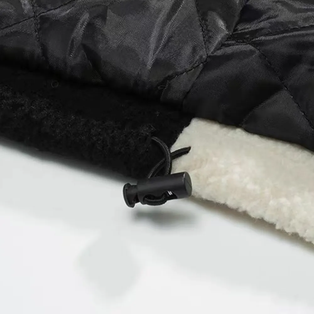 Patchwork Sherpa Coat