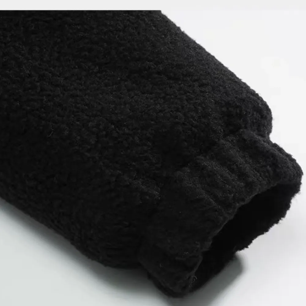 Patchwork Sherpa Coat