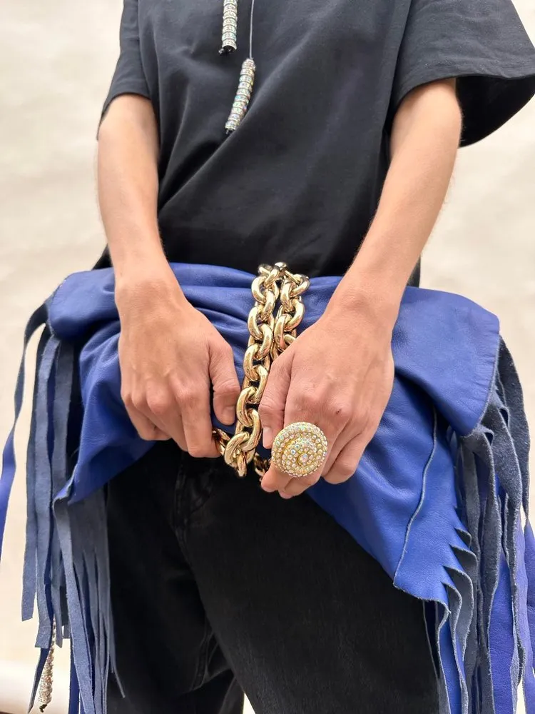 Pearl Octopuss.y Le Soleil Ring in Gold