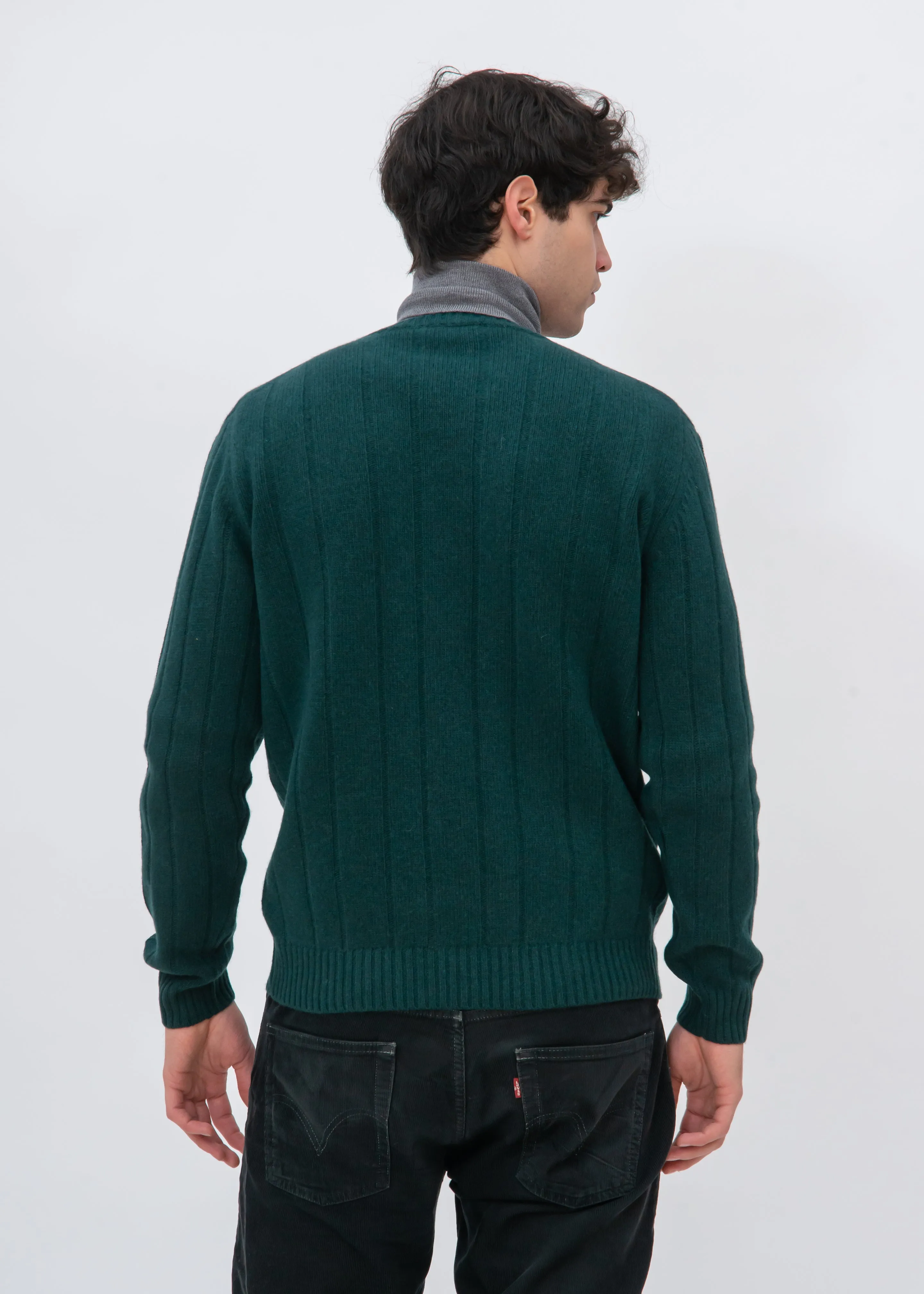 PLAITED CREWNECK SWEATER