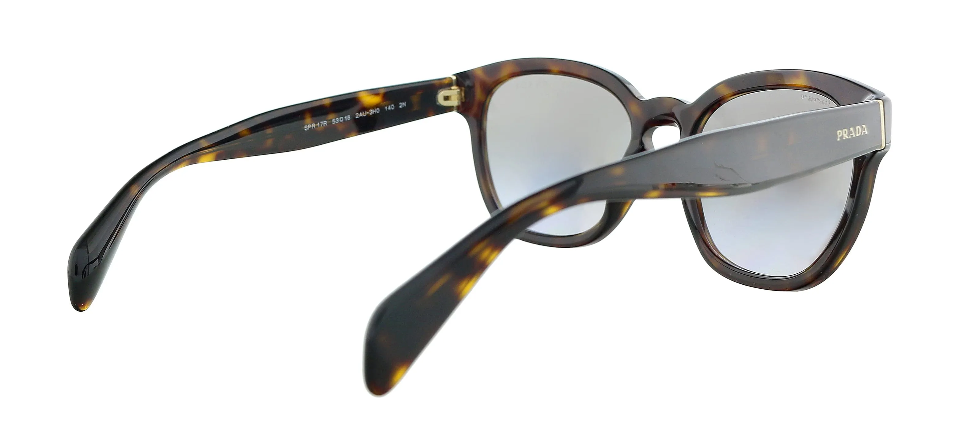 Prada 0PR 17RS 2AU3H0 Tortoise Round Sunglasses