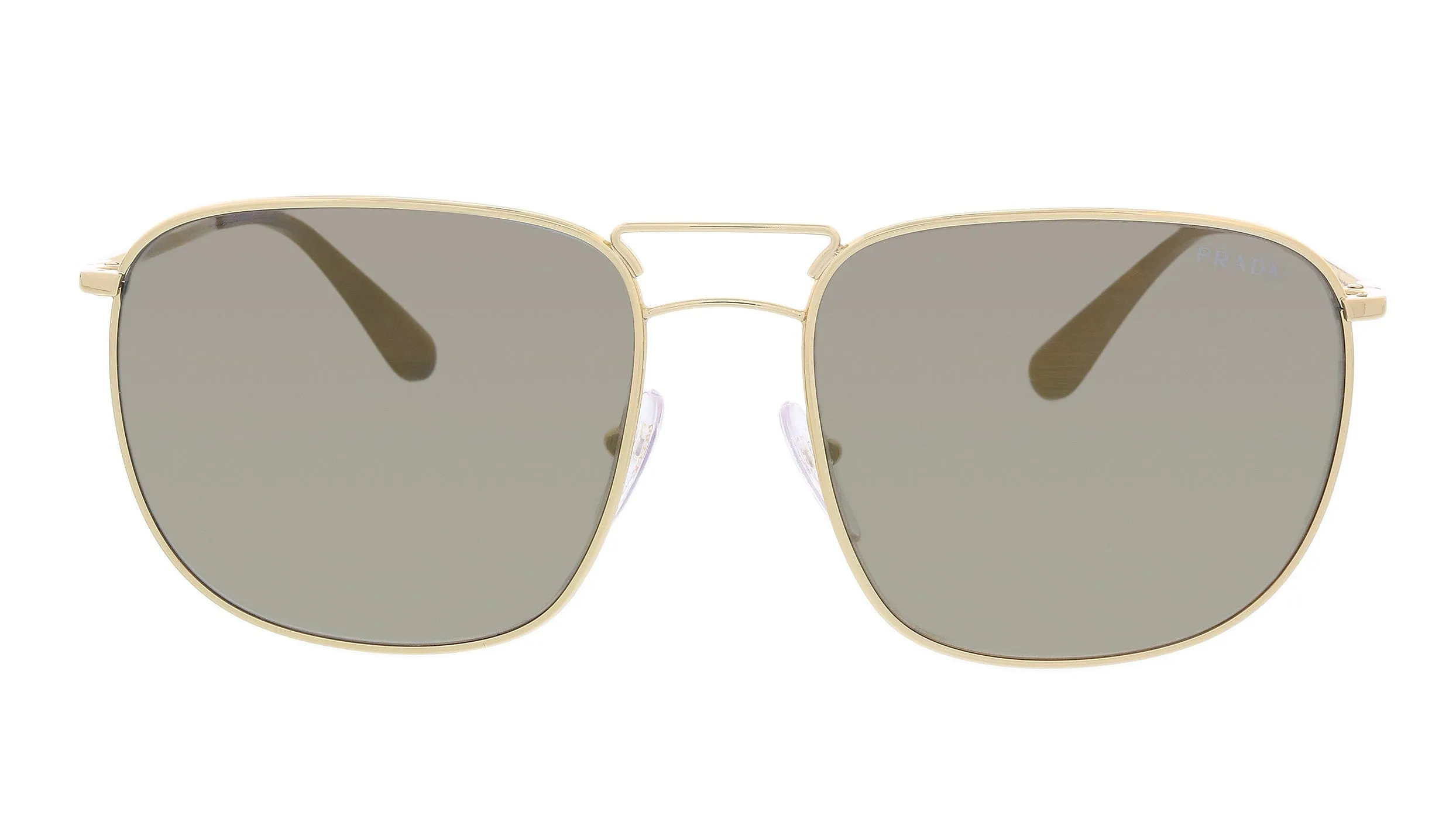 Prada PR52TS 5AK4L0  Gold Aviator Sunglasses
