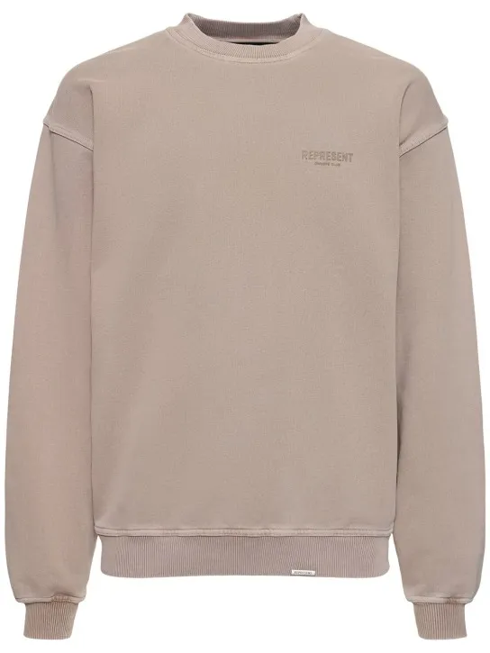 Represent   Owners Club oversize cotton sweatshirt 