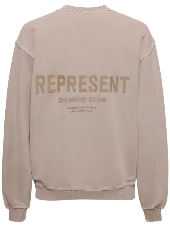 Represent   Owners Club oversize cotton sweatshirt 