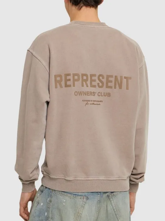 Represent   Owners Club oversize cotton sweatshirt 