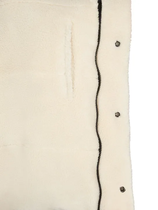 Saint Laurent   Faux shearling down jacket 
